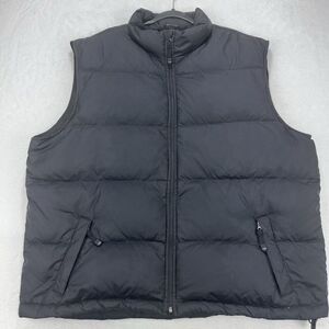 Champion Down Vest Jacket Men 2XL Black Ripstop 4 Zip‎ Pkts